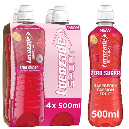 Lucozade Sport Raspberry & Passion Fruit Zero Sugar 500ml ( BB 06/2024 )