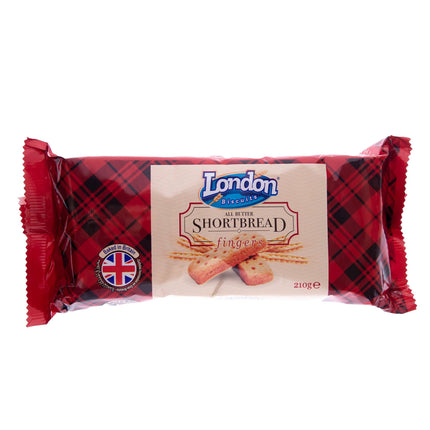 London All Butter Shortbread Fingers 210G ( BB 31/07/2024 )