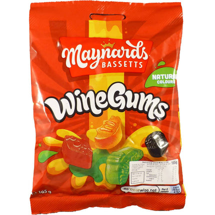 Maynards Bassetts Wine Gums 130g ( BB 06/02/2025 )