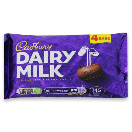 Cadbury Dairy Milk Chocolate 4 Bars 108.8G ( BB 06/01/2025 )