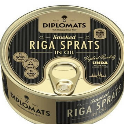 Diplomats Riga Sprats in Oil 160g ( BB 03/2026 )