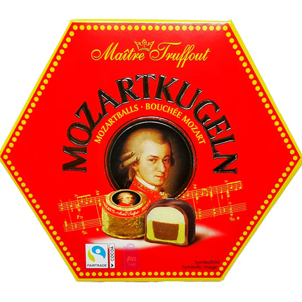 Maitre Truffout Mozart Chocolate Marzipan Balls Box 300G ( BB 31/07/2024 )