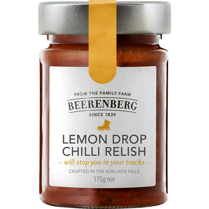 Beerenberg Lemon Drop Chilli Relish 175g