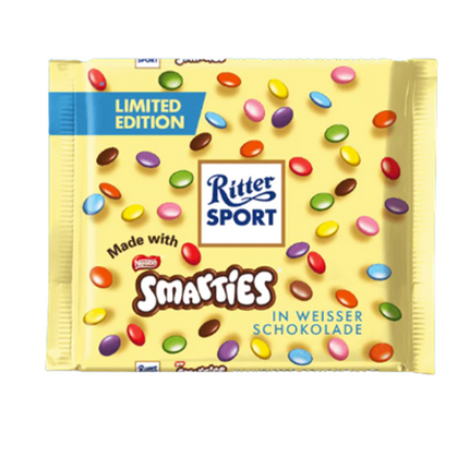 Ritter Sport Smarties in White Chocolate 100g