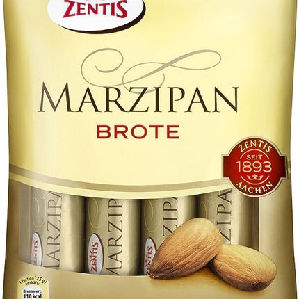 Zentis Bark Chocolate Coated Marzipan Bars Multipack 100G ( BB 30/05/2025 )