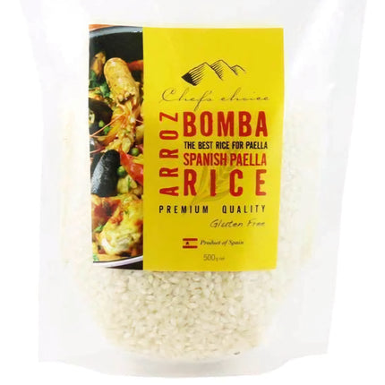 Chef's Choice Arroz Bomba Spanish Paella Rice 500G ( BB 30/12/2024 )