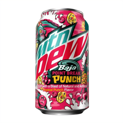 Mountain Dew Baja Point Break Punch 355ml