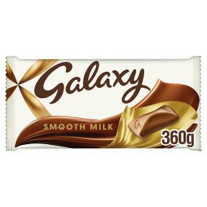 Galaxy Smooth Milk Chocolate Large Gift Block 360G ( BB 05/04/2026 )