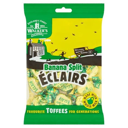 Walkers Banana Split Eclairs Toffees 150G ( BB 09/10/2024 )