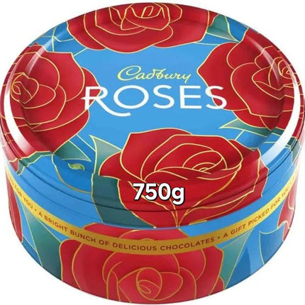 Cadbury Roses Chocolate Christmas Tin 750G UK ( BB 31/03/2025 )