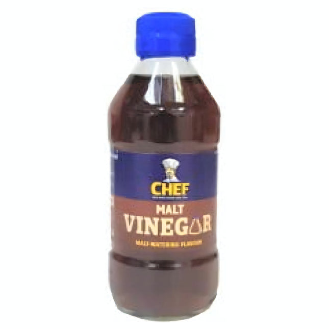 Chef Malt Vinegar in Glass Bottle 284ml