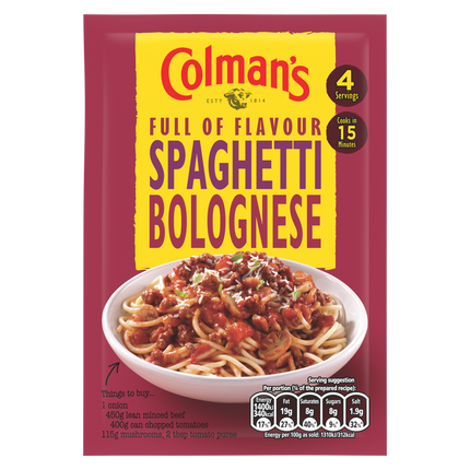 Colman's Spaghetti Bolognese 44G ( BB 01/2025 )