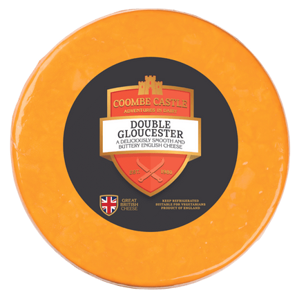 Coombe Castle Double Gloucester Cheese 200G ( BB 30/11/2024 Refrigerated items are for local pick-up or deliveries less than 8 km from our Moorabbin Store )