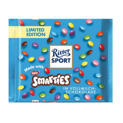 Ritter Sport Smarties in Milk Chocolate 100g