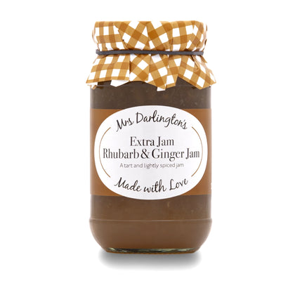 Mrs Darlington's Rhubarb & Ginger Jam 340G ( BB 07/2026 )