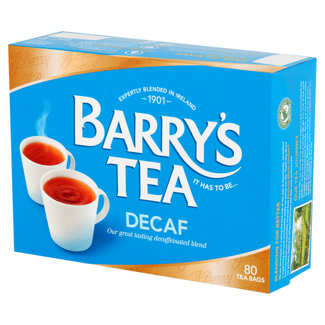 Barry's Decafe Blend 80 Tea Bags ( BB 04/04/2027 )