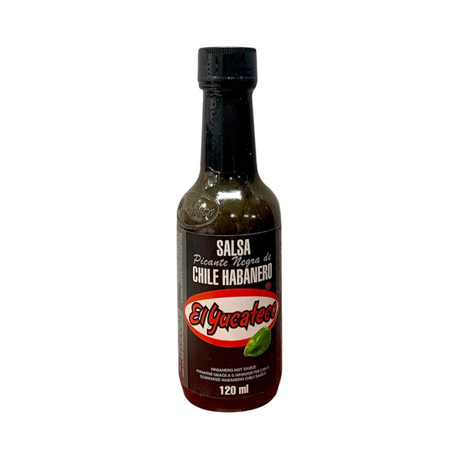 EI Yucateco Salsa Chile Black Habanero Hot Sauce 120ml ( BB 29/05/2027 )