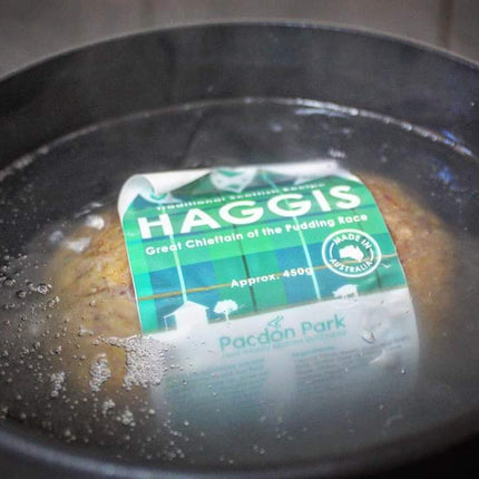 Pacdon Park Traditional Scottish Haggis Pudding 450G ( Use By 02/05/2024 ) * Refrigerated Deli For Local Pick-Up or deliveries less than 25 km from our Moorabbin store only