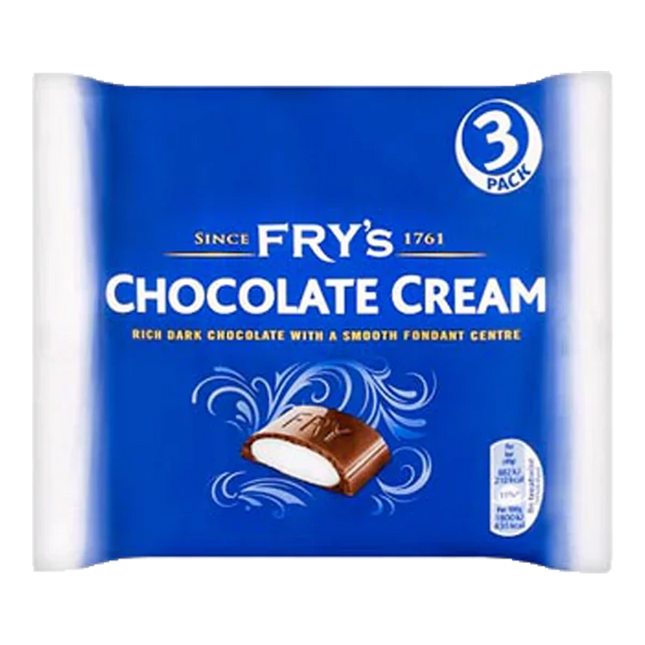 Fry's Chocolate Cream 3 Pack 147G ( BB 21/12/2025 )