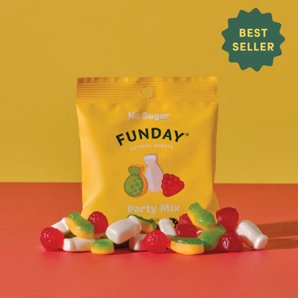 Funday Party Mix Share Bag No Sugar Added 120G ( BB 20/08/2026 )