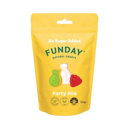 Funday Party Mix Share Bag No Sugar Added 120G ( BB 20/08/2026 )