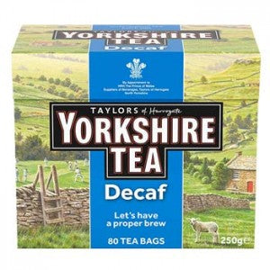 Yorkshire Decaf Tea 80 Tea Bags ( BB 10/2025 )