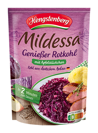 Hengstenberg Mildessa Red Cabbage with Apple in Bag 400G ( BB 12/2024 )