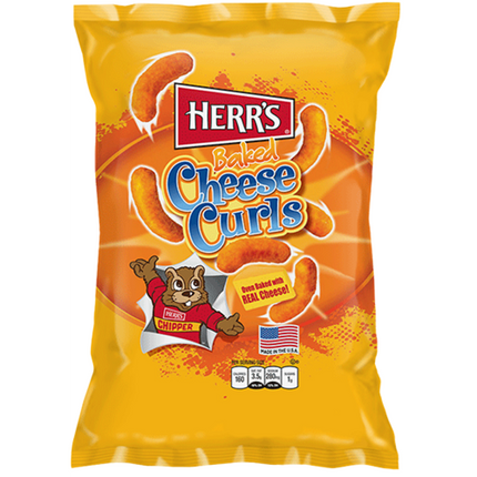 Herr's Baked Cheese Curls 184G ( BB 17/02/2025 )