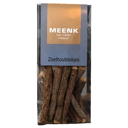 Meenk Zoethout Stokjes / Sweet Wood Licorice Sticks 180g ( BB 05/07/2025 )