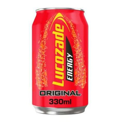 Lucozade Energy Original Can 330ml  ( BB 11/2024 )