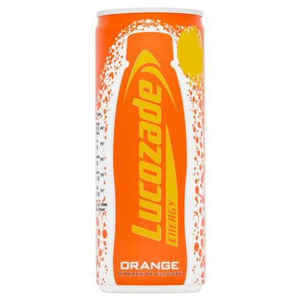 Lucozade Energy Orange Can 250ml  ( BB 07/2024 )