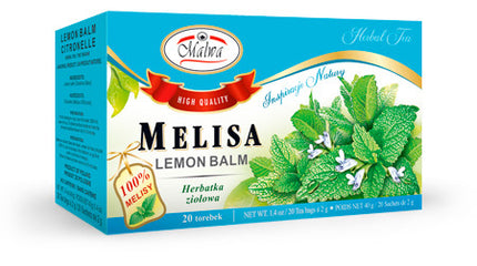 Malwa Lemon Balm Melisa Tea 20 Tea Bags ( BB 09/2025 )
