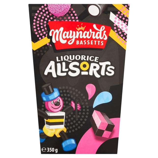 Maynards Bassetts Liquorice Allsorts 350G Taper Box ( BB 09/03/2026 )
