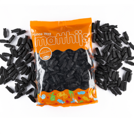 Matthijs Zoute Haringen Salty Licorice Fishes 1 Kg ( BB 30/07/2025 )