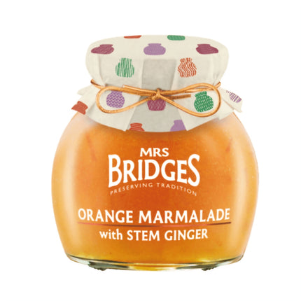 Mrs Bridges Orange Marmalade with Stem Ginger 340g ( BB 12/2025 )