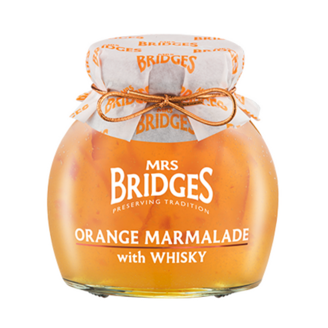 Mrs Bridges Orange Marmalade with Whisky 340G ( BB 02/2029 )