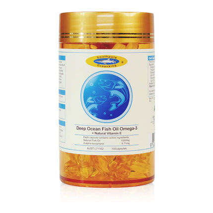 Ocean King Deep Ocean Fish Oil Omega-3+ Natural Vitamin E 366 Capsules