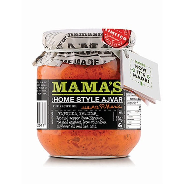 Mama's Home Style Ajvar Mild (550G-BB 08/2026) & (700G-BB 08/2027 )