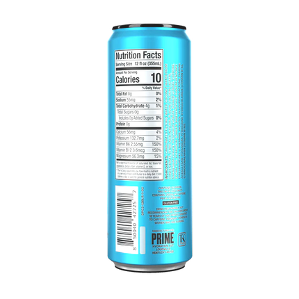 Prime Energy Drink Blue Raspberry Zero Sugar 355ml ( BB 02/04/2025 )