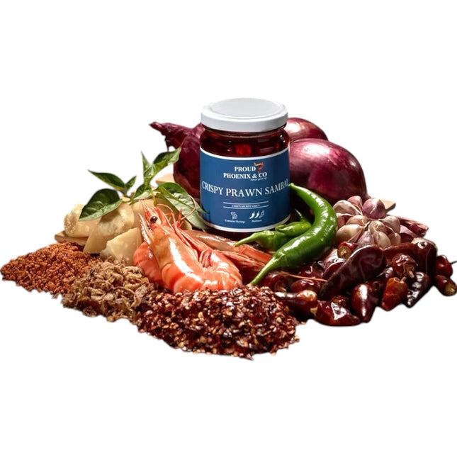 Proud Phoenix & Co Crispy Prawn Sambal 250G ( BB 30/01/2026 )