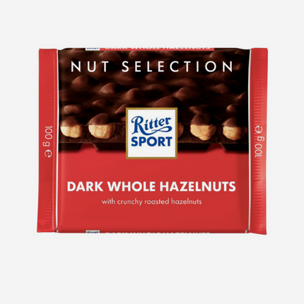 Ritter Sport Dark Whole Hazelnuts 100g