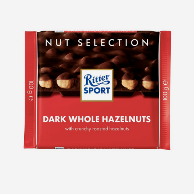 Ritter Sport Dark Whole Hazelnuts 100G