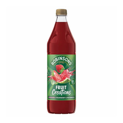 Robinsons Creations Strawberry & Watermelon Squash 1 Litre No Sugar Added