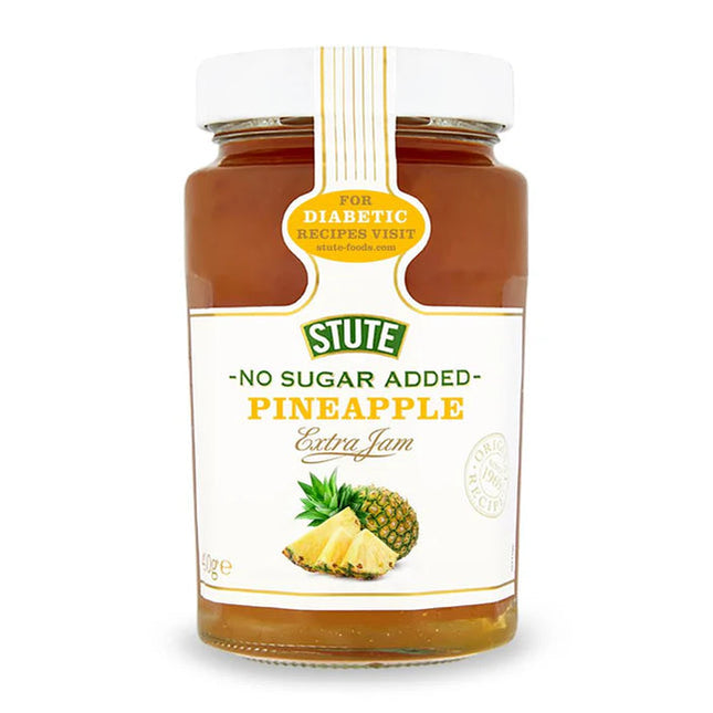 Stute Pineapple Jam No Sugar Added 430G ( BB 10/2026 )