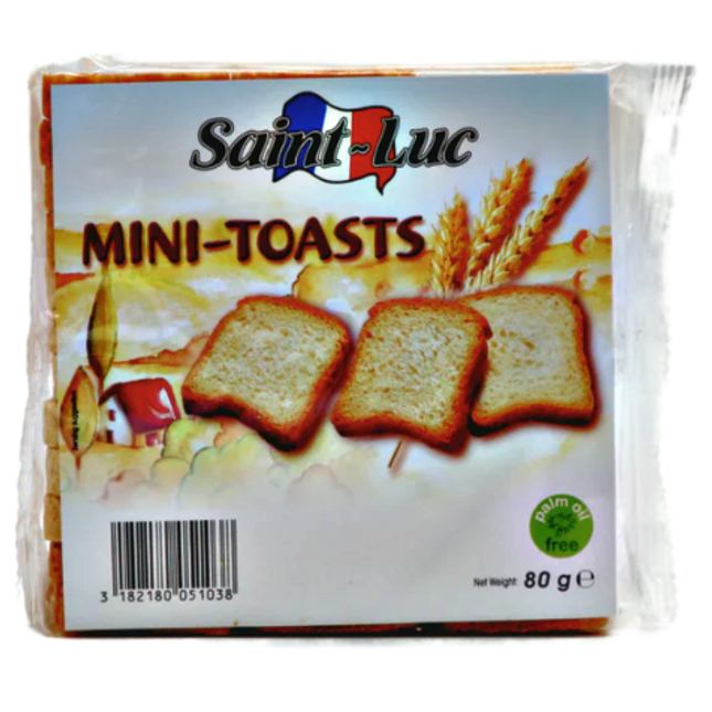 Saint Lut Mini Toasts 80G  ( BB 31/08/2027 )