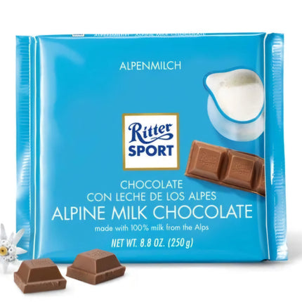 Ritter Sport Alpen Milk Chocolate 100G