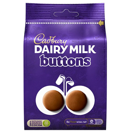 Cadbury Dairy Milk Chocolate Buttons 95G ( BB 03/02/2025 )