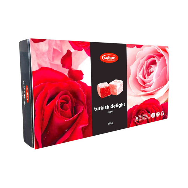 Sultan Sweets Turkish Delight Rose 350G ( BB 31/03/2026 )