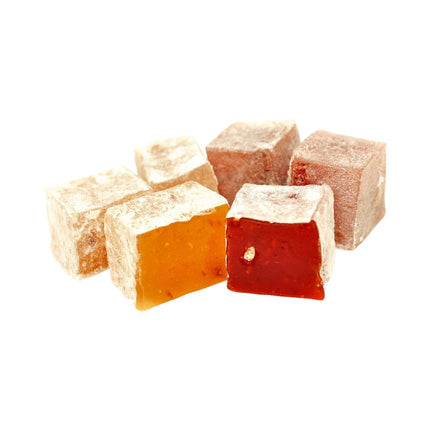 Sultan Sweets Turkish Delight Rose & Vanilla with Roasted Almonds 350G ( BB 28/02/2026 )