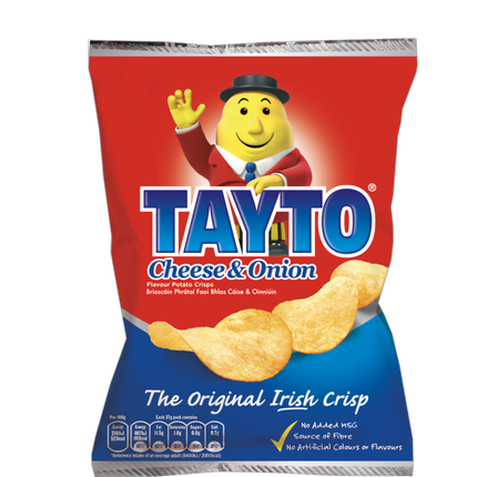 Tayto Cheese & Onion 37G ( BB 13/02/2025 )